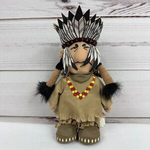 Vintage Gibco Custer's Last Stand Plush Sitting Bull Gibco 2002